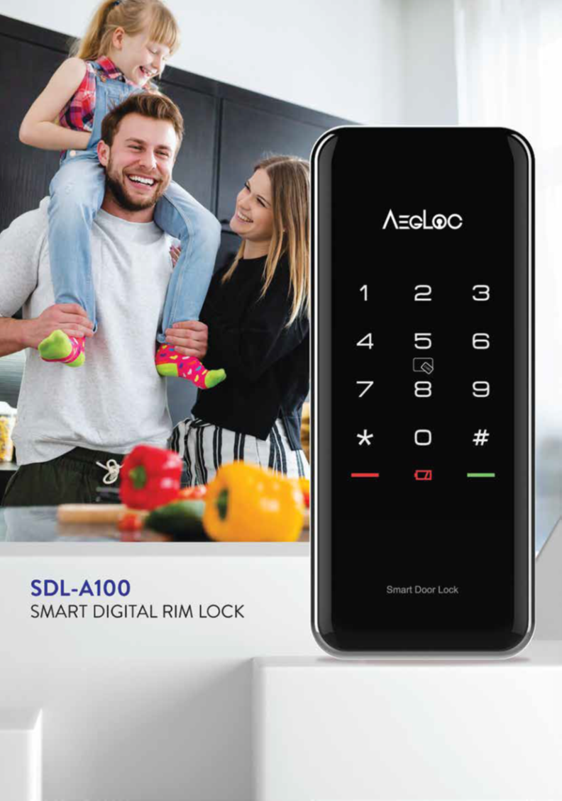 SDL-A100 Smart Digital RIM Lock